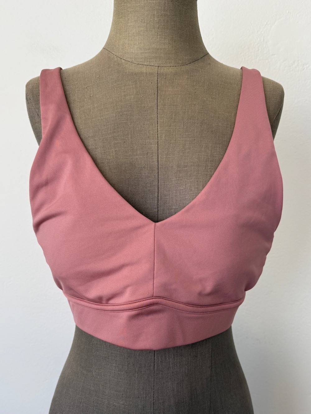 Fabletics Size XL Mauve Pink Padded Adjustable Strap Sports Bra